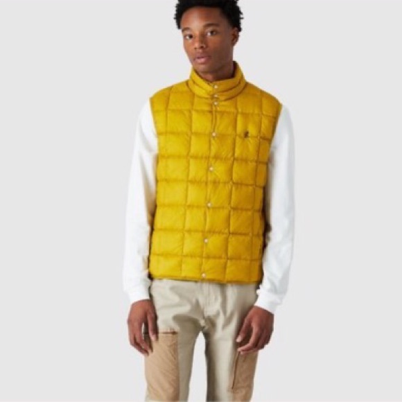 taion gramicci hi neck inner down vest